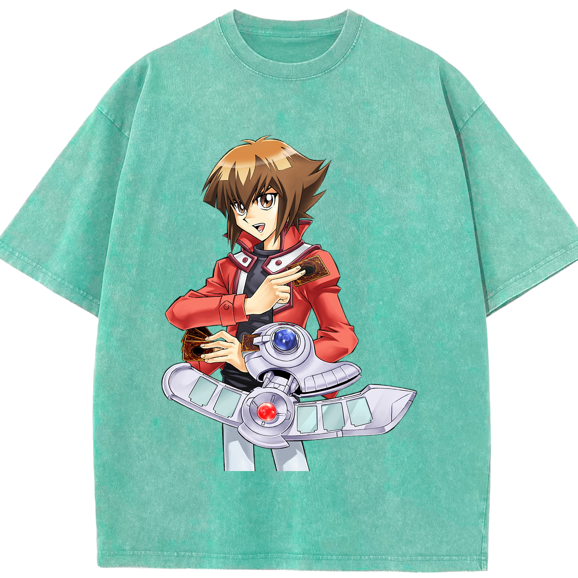 （画像用） 遊☆戯☆王 Yu-Gi-Oh! 綿100% ヴィンテージ風 半袖Tシャツ（フロントプリント）
